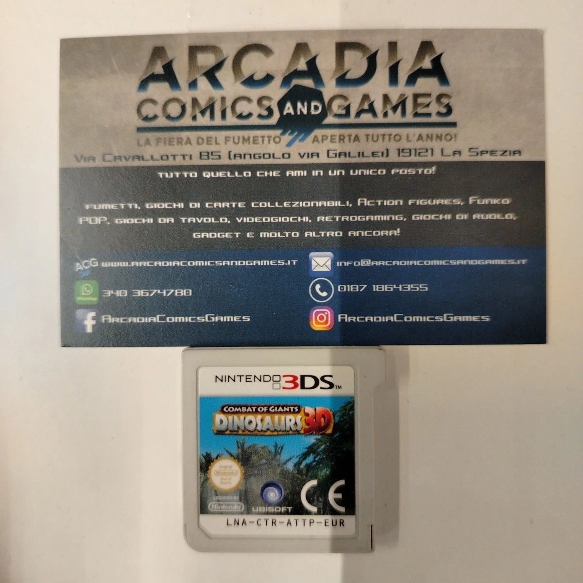 Combat Of Giants Dinosaurs 3D 3DS Nintendo Solo Cartuccia